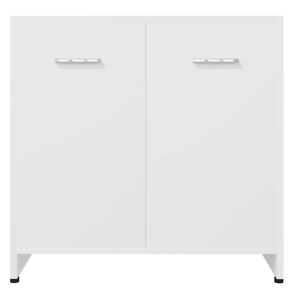 Armadio da Bagno Bianco 60x33x61 cm in Legno Multistrato 802570
