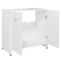 Armadio da Bagno Bianco 60x33x61 cm in Legno Multistrato 802570