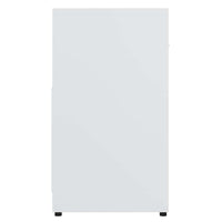 Armadio da Bagno Bianco 60x33x61 cm in Legno Multistrato