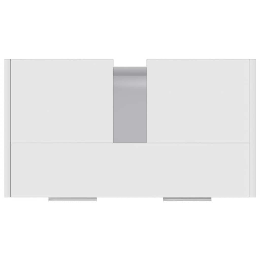 Armadio da Bagno Bianco 60x33x61 cm in Legno Multistrato 802570