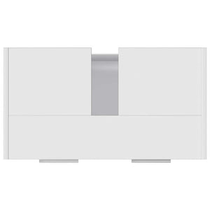 Armadio da Bagno Bianco 60x33x61 cm in Legno Multistrato 802570