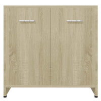 Armadietto da Bagno Rovere Sonoma 60x33x61 cm Legno Multistrato 802573