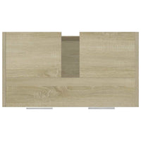 Armadietto da Bagno Rovere Sonoma 60x33x61 cm Legno Multistrato 802573