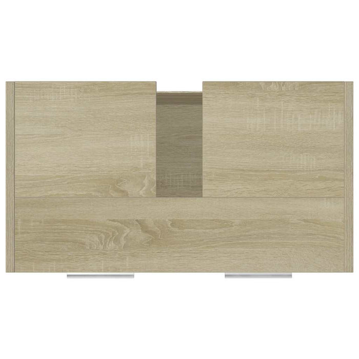 Armadietto da Bagno Rovere Sonoma 60x33x61 cm Legno Multistrato 802573