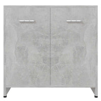Mobile da Bagno Grigio Cemento 60x33x61 cm in Legno Multistrato 802574