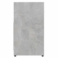 Mobile da Bagno Grigio Cemento 60x33x61 cm in Legno Multistrato 802574