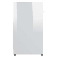 Mobile da Bagno Bianco Lucido 60x33x61 cm in Legno Multistrato 802576
