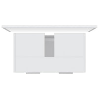 Set Mobili da Bagno Bianco in Legno Multistrato 802579