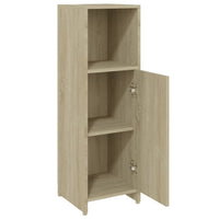 Mobile da Bagno Rovere Sonoma 30x30x95 cm in Legno Multistrato 802591