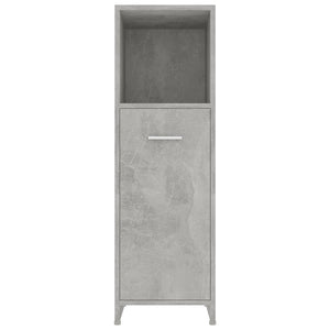 Armadio da Bagno Grigio Cemento 30x30x95 cm in Truciolato cod mxl 15457