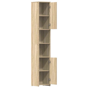 Mobile da Bagno Rovere Sonoma 30x30x183,5 cm Legno tecnico 802600