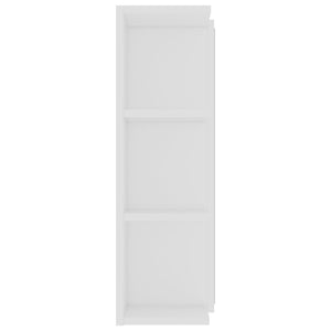 Armadio da Bagno Bianco 80x20,5x64 cm in Legno Multistrato