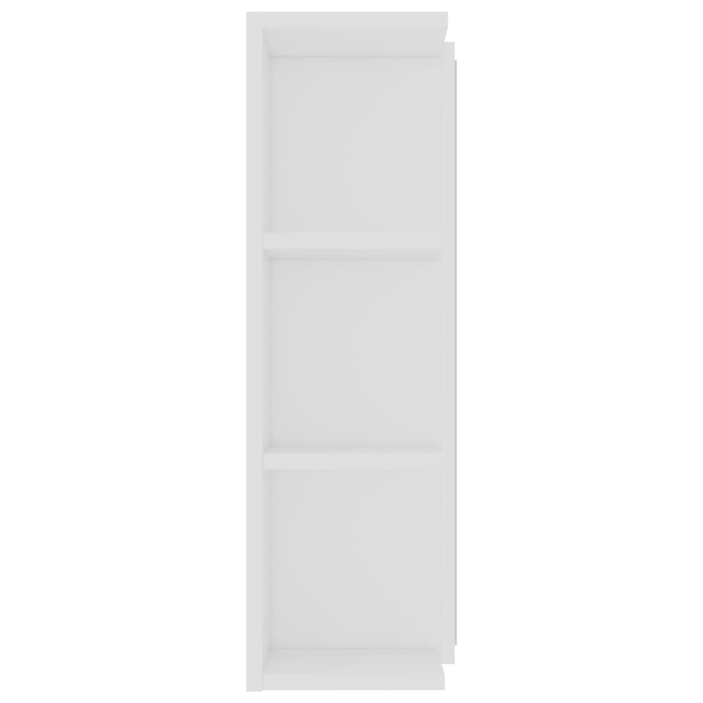 Armadio da Bagno Bianco 80x20,5x64 cm in Legno Multistrato 802606