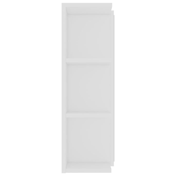 Armadio da Bagno Bianco 80x20,5x64 cm in Legno Multistrato 802606