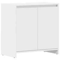 Armadio da Bagno Bianco 60x33x61 cm in Truciolato cod mxl 11875