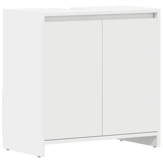 Mobile da Bagno Bianco 60x33x61 cm in Legno Multistrato 802642