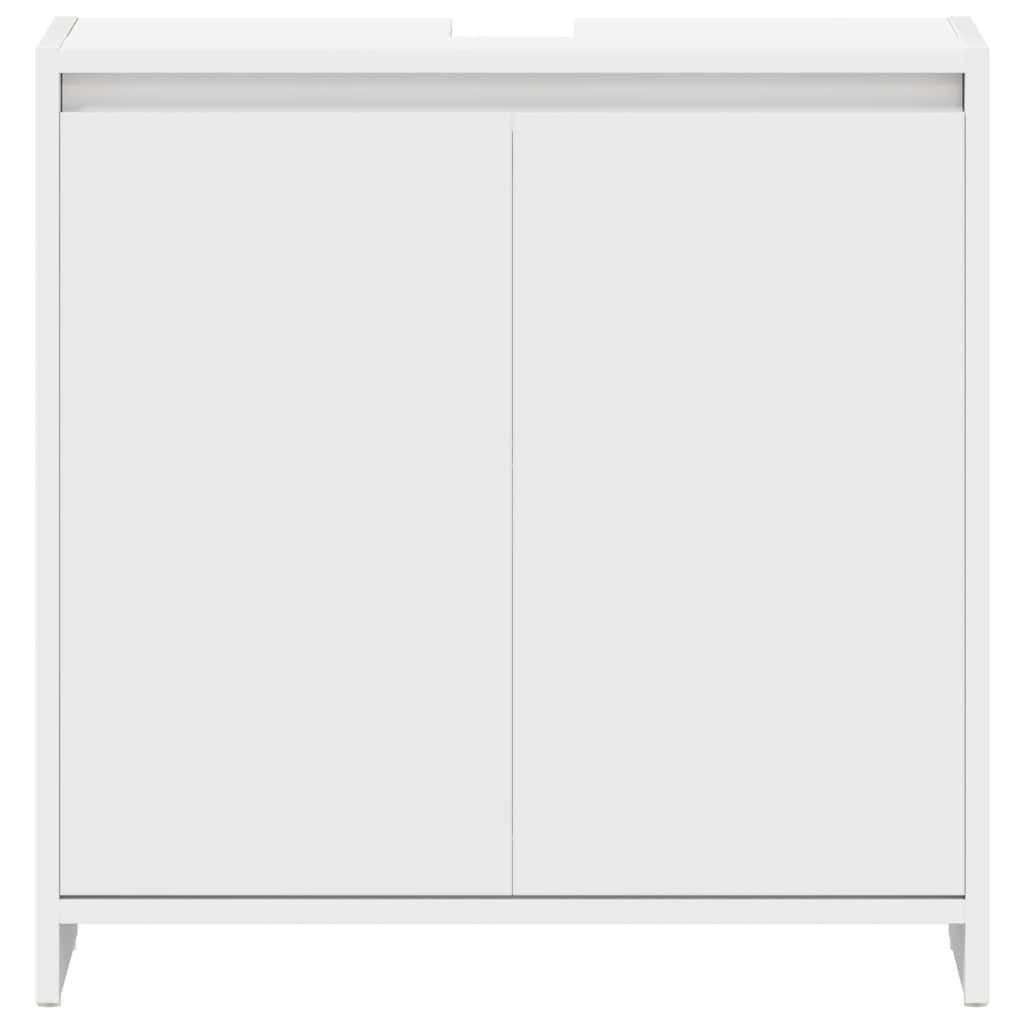 Armadio da Bagno Bianco 60x33x61 cm in Truciolato cod mxl 11875