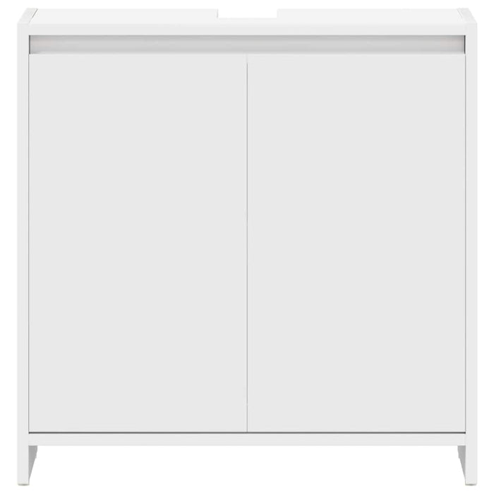 Armadio da Bagno Bianco 60x33x61 cm in Truciolato cod mxl 11875