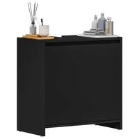 Mobile da Bagno Nero 60x33x61 cm in Legno Multistrato 802643