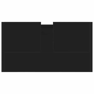 Mobile da Bagno Nero 60x33x61 cm in Legno Multistrato 802643