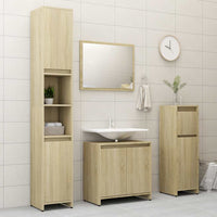 Mobile da Bagno Rovere Sonoma 60x33x61 cm Legno Multistrato 802645