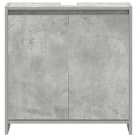 Armadio da Bagno Grigio Cemento 60x33x61 cm in Truciolato cod mxl 52105