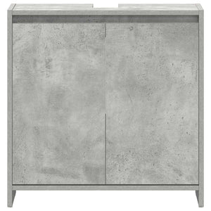 Armadio da Bagno Grigio Cemento 60x33x61 cm in Truciolato cod mxl 52105