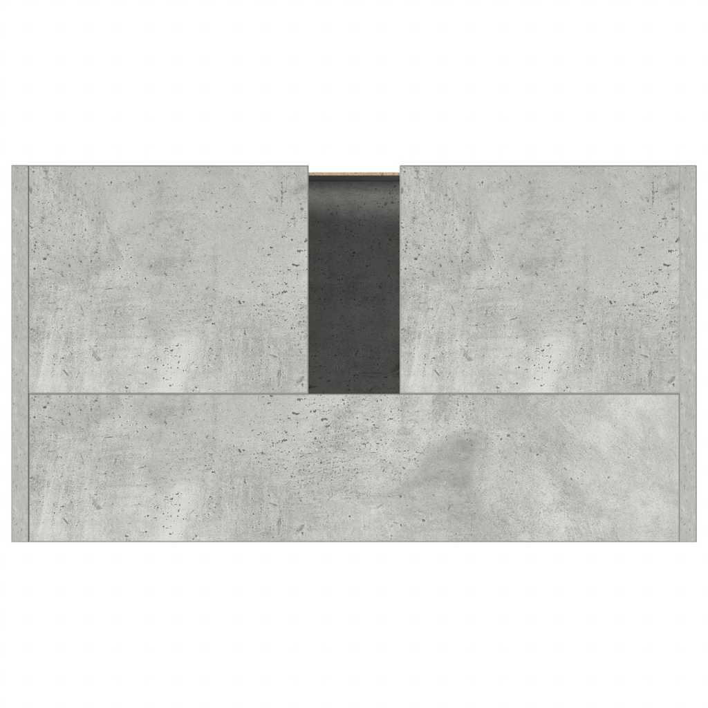 Mobile da Bagno Grigio Cemento 60x33x61 cm in Legno Multistrato 802646
