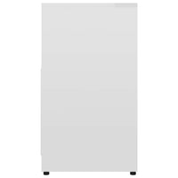 Mobile da Bagno Bianco Lucido 60x33x61 cm in Legno Multistrato 802648