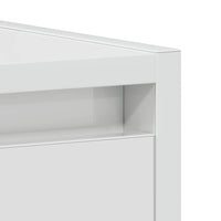 Armadio da Bagno Bianco Lucido 60x33x61 cm in Truciolato