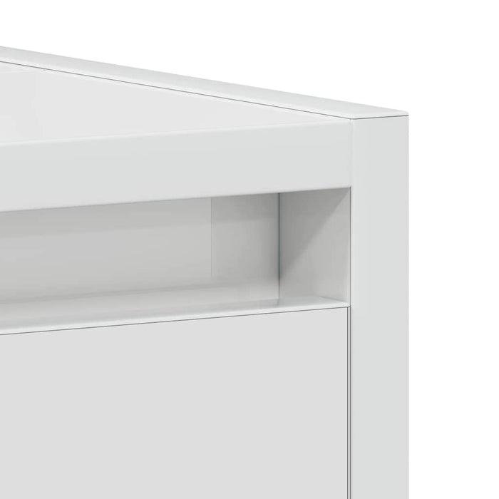 Mobile da Bagno Bianco Lucido 60x33x61 cm in Legno Multistrato 802648