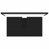 Set Mobili da Bagno Nero in Legno Multistrato 802652