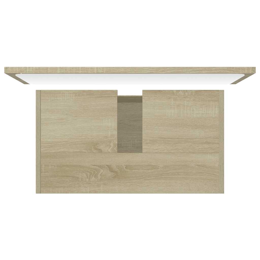 Set Mobili da Bagno Rovere Sonoma in Legno Multistrato 802654