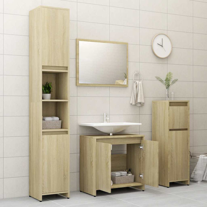 Set Mobili da Bagno Rovere Sonoma in Truciolato cod mxl 23281