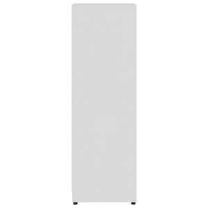 Mobile da Bagno Bianco Lucido 30x30x95 cm in Legno Multistrato 802666