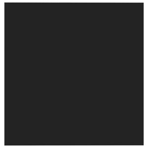 Armadietto da Parete Nero 80x39x40 cm in Legno Multistrato 802796