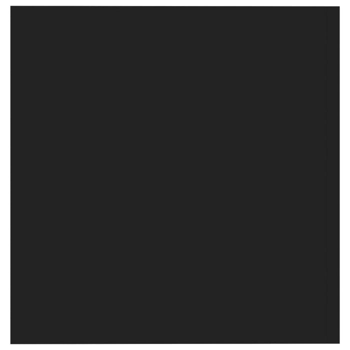 Armadietto da Parete Nero 80x39x40 cm in Legno Multistrato 802796