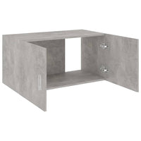 Armadietto da Parete Grigio Cemento 80x39x40 cm in Truciolato cod mxl 33680