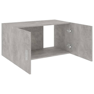 Armadietto da Parete Grigio Cemento 80x39x40 cm in Truciolato cod mxl 33680