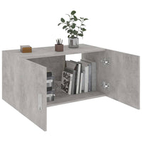 Armadietto da Parete Grigio Cemento 80x39x40 cm in Truciolato cod mxl 33680