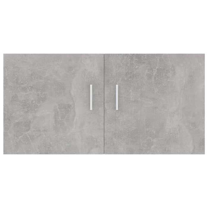 Armadietto da Parete Grigio Cemento 80x39x40 cm in Truciolato cod mxl 33680