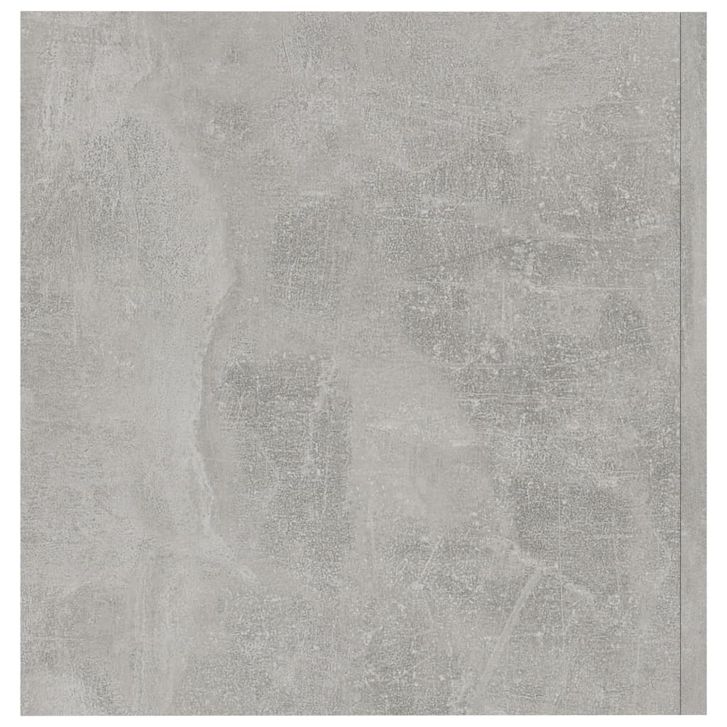 Armadietto Parete Grigio Cemento 80x39x40 cm Legno Multistrato 802799