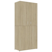 Scarpiera Rovere Sonoma 80x39x178 cm in Legno Multistrato 802861