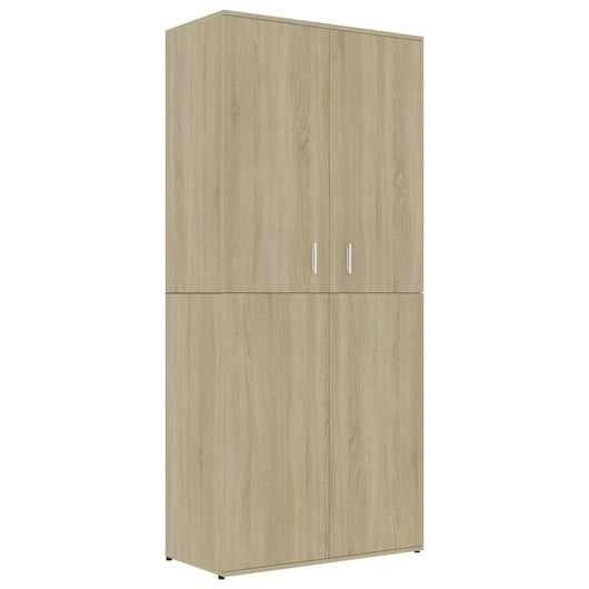 Scarpiera Rovere Sonoma 80x39x178 cm in Legno Multistrato 802861