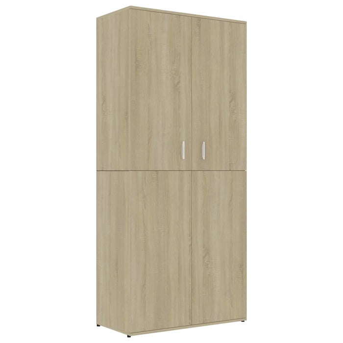 Scarpiera Rovere Sonoma 80x39x178 cm in Legno Multistrato 802861