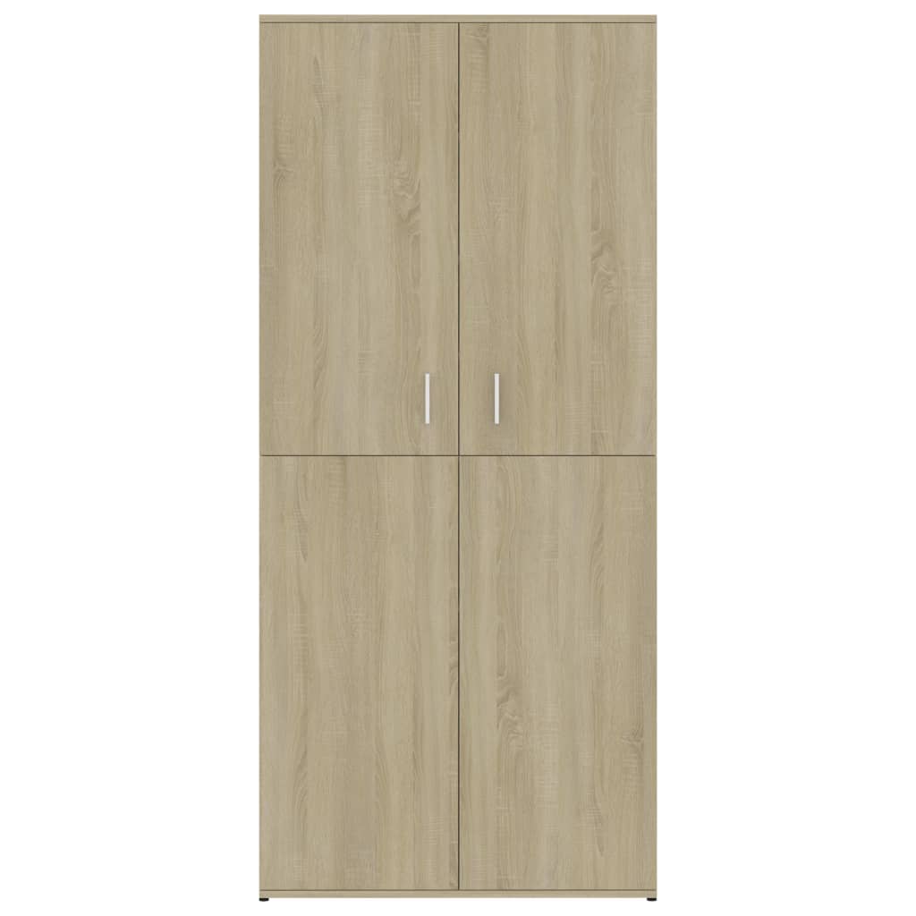 Scarpiera Rovere Sonoma 80x39x178 cm in Legno Multistrato 802861
