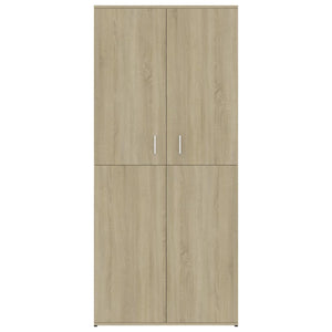 Scarpiera Rovere Sonoma 80x39x178 cm in Legno Multistrato 802861