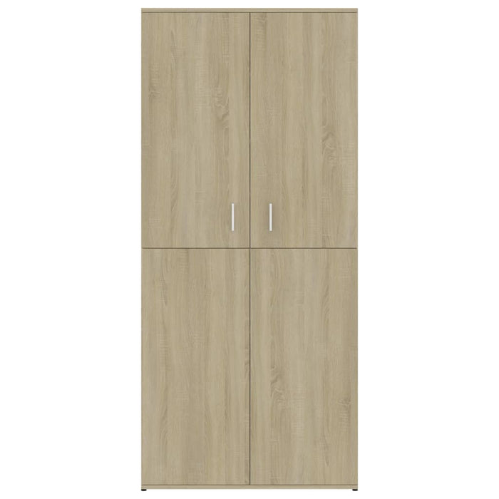 Scarpiera Rovere Sonoma 80x39x178 cm in Legno Multistrato 802861