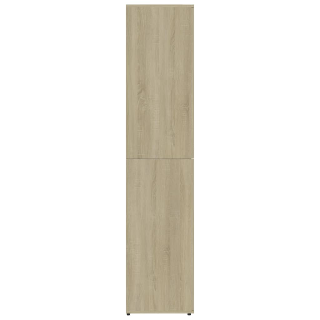 Scarpiera Rovere Sonoma 80x39x178 cm in Legno Multistrato 802861