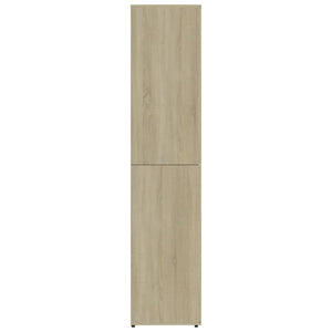 Scarpiera Rovere Sonoma 80x39x178 cm in Legno Multistrato 802861